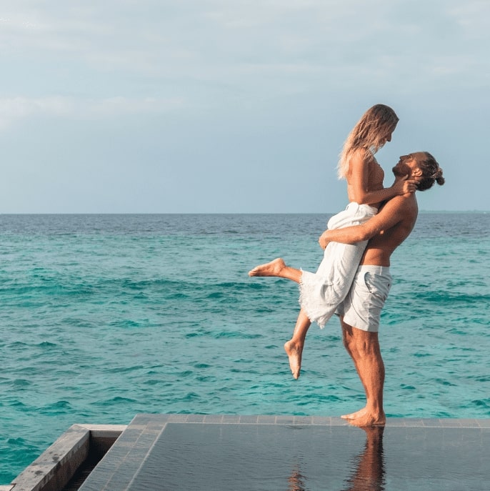 Couples holiday, Maldives, Indian Ocean